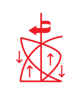 From the bottom up pictogram