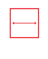 طول القطع طول القطع pictogram