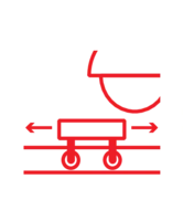 Mobile cart pictogram