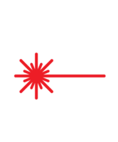Laser pictogram