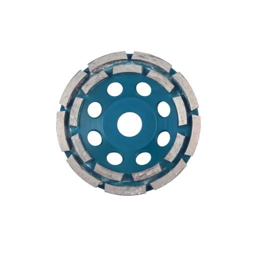 Disques De Meulage Diamantés 125mm Double Rangée - Lot De 2 Pour Béton Et Pierre