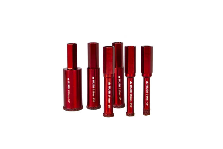 Gamut Red Diamond ガットG弦 SHDIATOOL Red Diamond Drill Core Bits Kit with Box and an Adapter