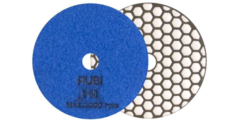 Tampons Abrasifs Diamant Rubi – Grain 120, Ponçage Humide & Sec, Pour Céramique, Pierre Naturelle, Béton – Ergonomique Et Efficace