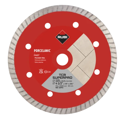 Porcelain tiles turbo diamond blade (TCR)